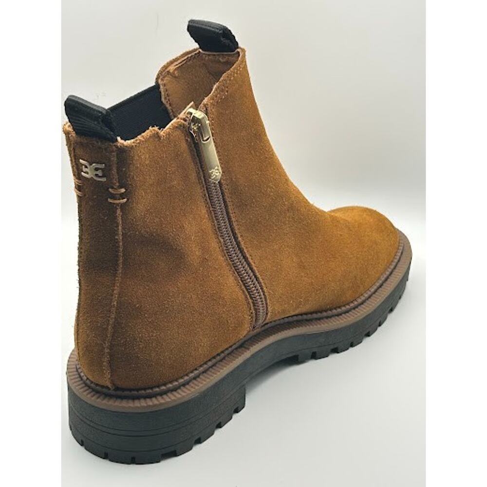 Sam Edelman Laguna Frontier Girls Brown Suede Chelsea Boots H26800L203 Size 3 - Picture 4 of 11
